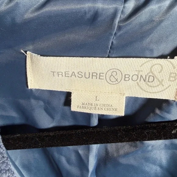 Treasure & Bond Blue Jacket Size L - Picture 5 of 7